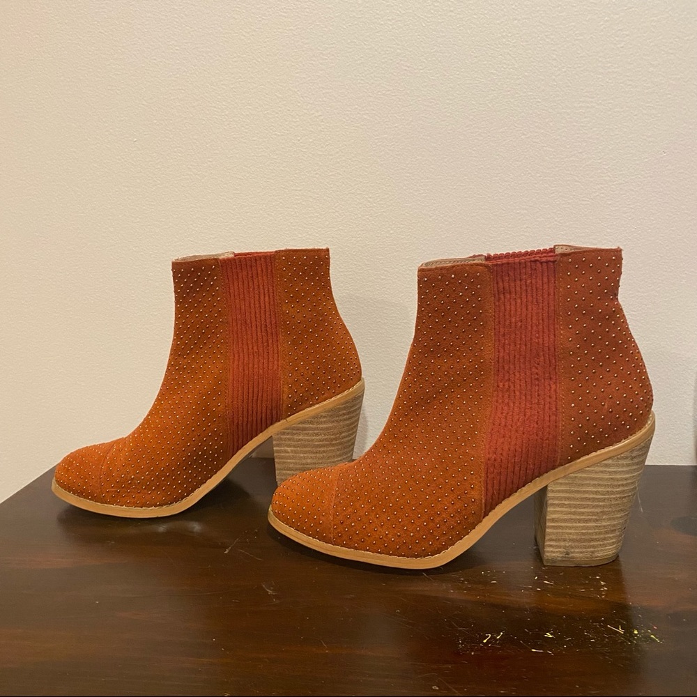 Anthropology 3.5” ankle boot
